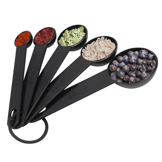 5-Piece Measuring Spoon Set - Precise Measurements - Polypropylene