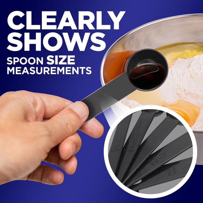 5-Piece Measuring Spoon Set - Precise Measurements - Polypropylene