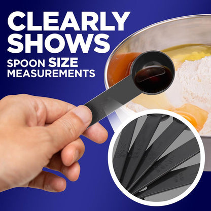 5-Piece Measuring Spoon Set - Precise Measurements - Polypropylene