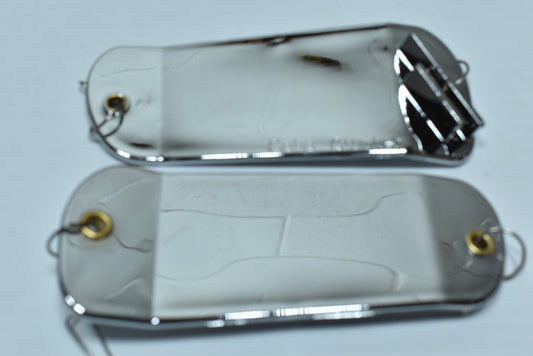 5.5" Double Finned Flasher Blank - Chrome