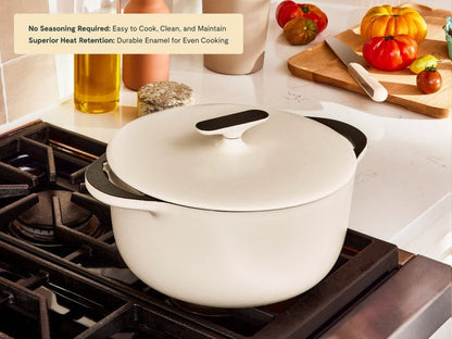 6.5 qt Enameled Cast Iron Dutch Oven