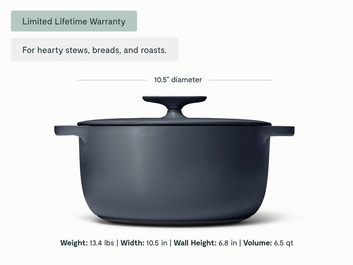 6.5 qt Enameled Cast Iron Dutch Oven