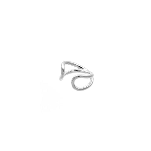 A Cross ear cuff | 925 silver