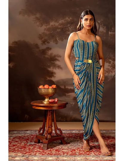 Aarani Drape Dress Set