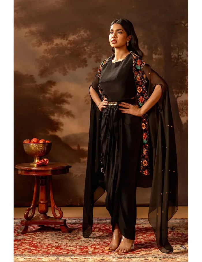 Aarani Drape Dress Set