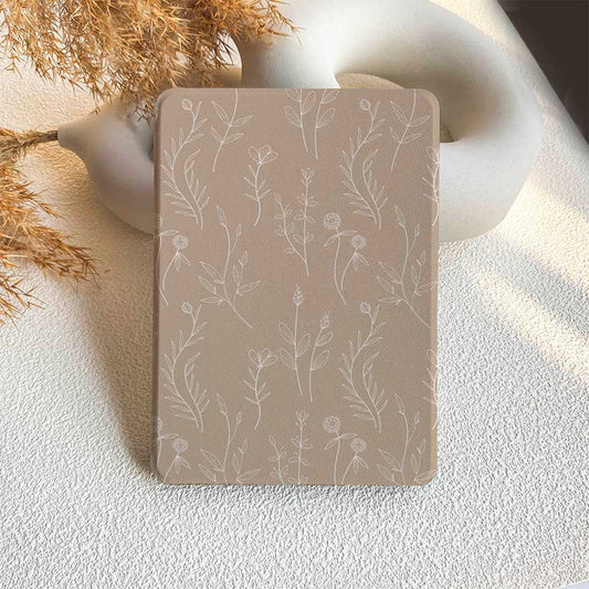 Aesthetics Botanical | Kindle Case - Khaki - IMCASE