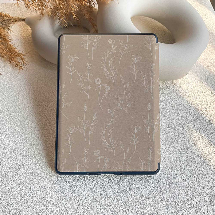 Aesthetics Botanical | Kindle Case - Khaki - IMCASE