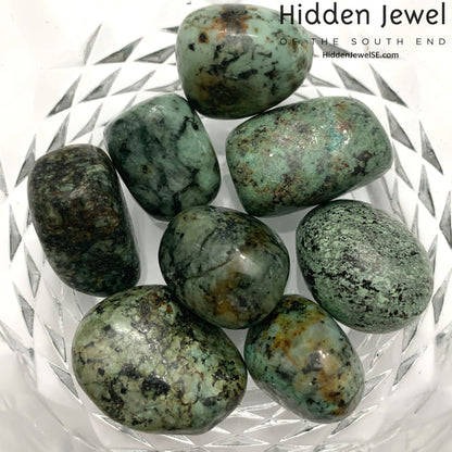 African Turquoise tumbled Gemstone