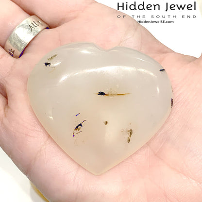 Agate Madagascar Gemstone Hearts, gemstone carvings