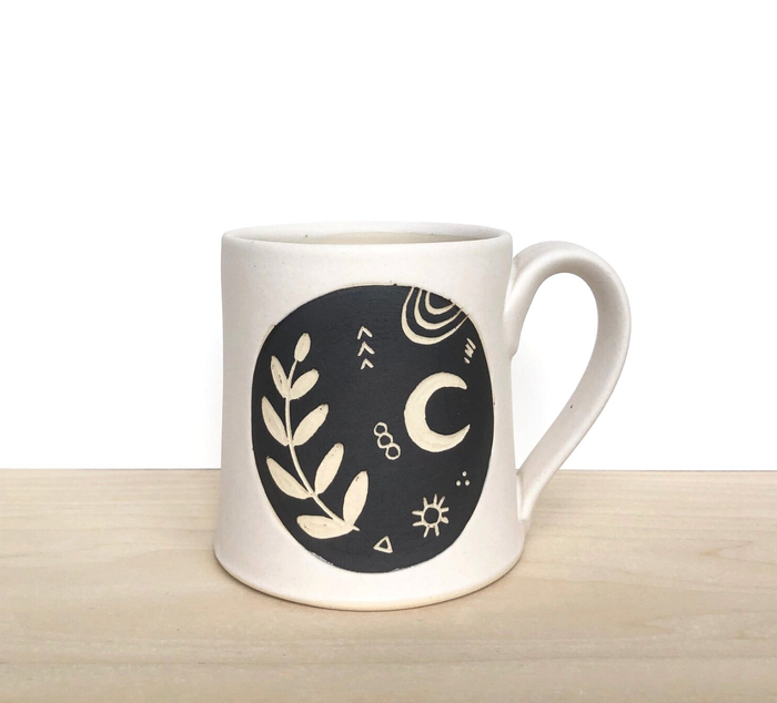Alchemy Moon Mug - Jessica Wertz Ceramics
