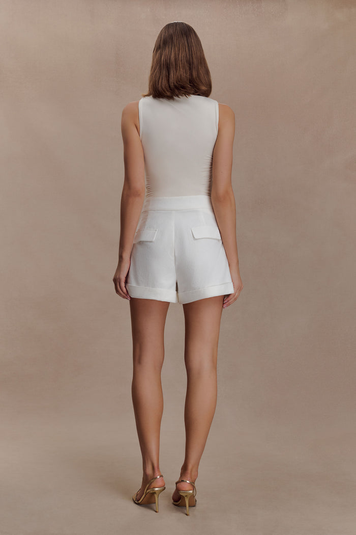 Aldea Cotton Shorts - White