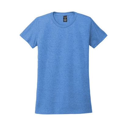 Azure Blue / XS Custom Allmade Women's Tri-Blend Tee - Corporate Gifts