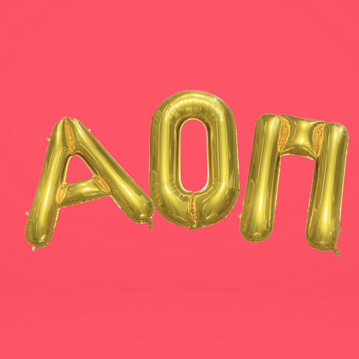Duo Threads Alpha Omicron Pi Sorority Balloon Set