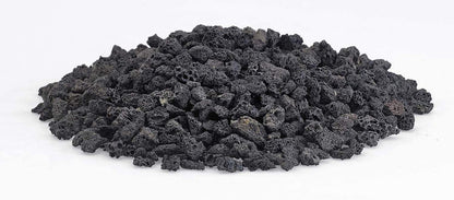 American Fire Glass 10-Pound Black Lava Rock, Small .25-.5 Inch