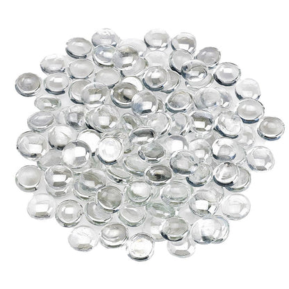 American Fire Glass 1/2-Inch Fire Glass Beads, 10-Pounds, Glacier Ice