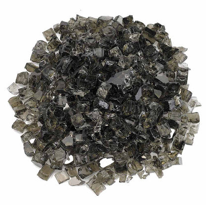 American Fire Glass 1/2-Inch Premium Fire Glass, 10-Pounds, Bronze Reflective