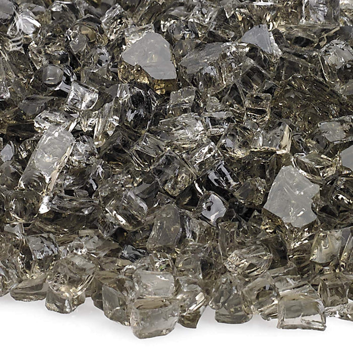 American Fire Glass 1/4-Inch Classic Fire Glass, 10-Pounds, Bronze