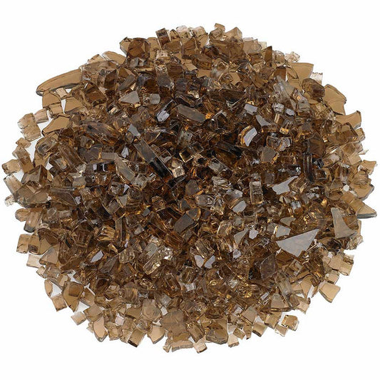 American Fire Glass 1/4-Inch Classic Fire Glass, 10-Pounds, Copper