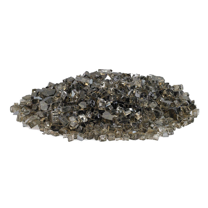 American Fire Glass 1/4-Inch Premium Fire Glass, 10-Pounds, Bronze Reflective