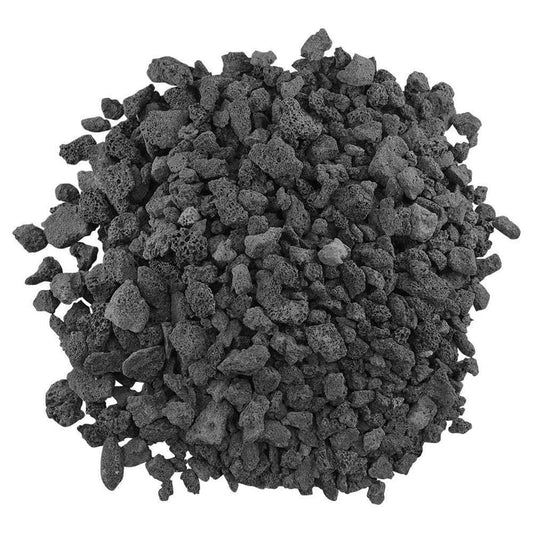 American Fire Glass 20-Pound Black Lava Rock, Small .25-.5 Inch