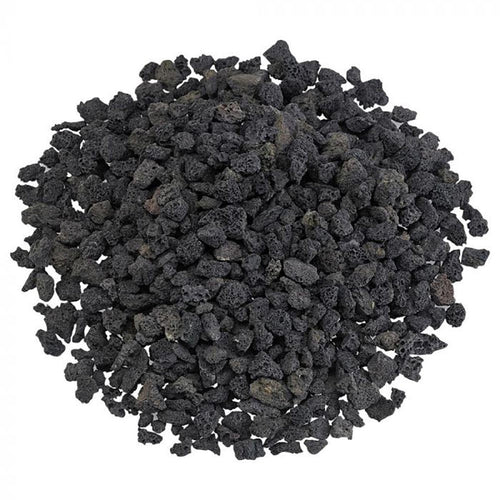 American Fire Glass 40-Pound Black Lava Rock, Small .125-.5 Inch