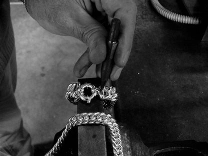 Anchor Chunky Chain Armband kedja | 925 silver