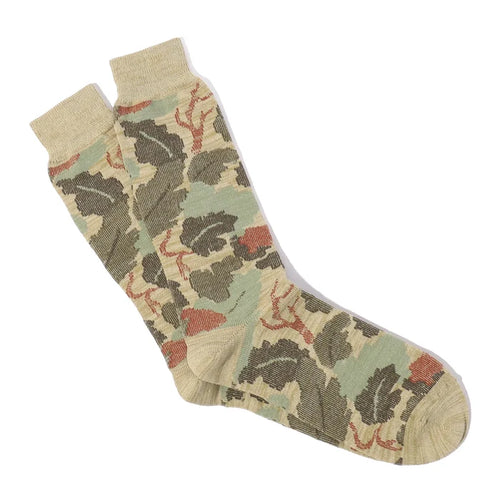 Anonymous Ism Camo Crew Sock - Khaki