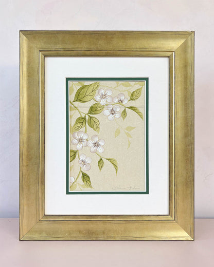 Antique Falling Daisies Original Painting - Diane Hill
