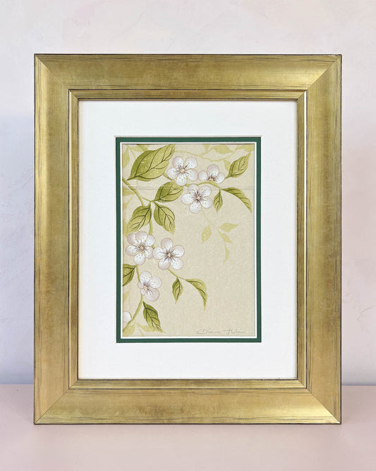 Antique Falling Daisies Original Painting - Diane Hill