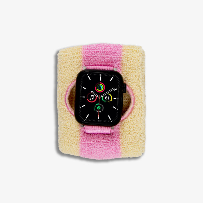 Apple Watch® Sportband - Baby Pink Stripe