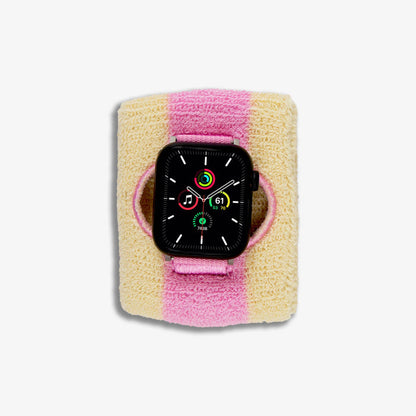 Apple Watch® Sportband - Baby Pink Stripe