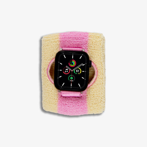 Apple Watch® Sportband - Baby Pink Stripe