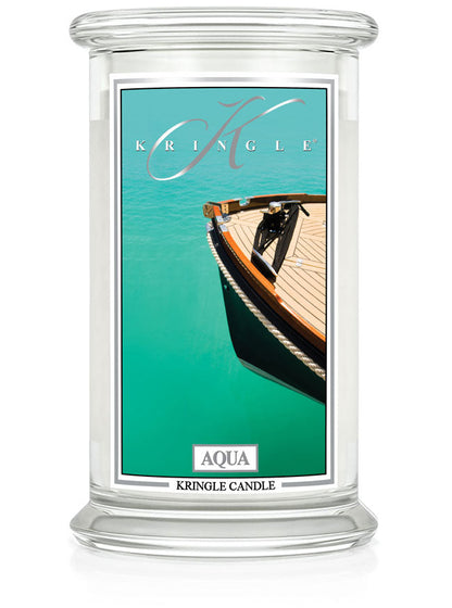 Aqua  Large 2-wick - Kringle Candle Company