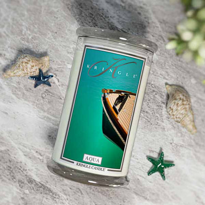 Aqua  Large 2-wick - Kringle Candle Company