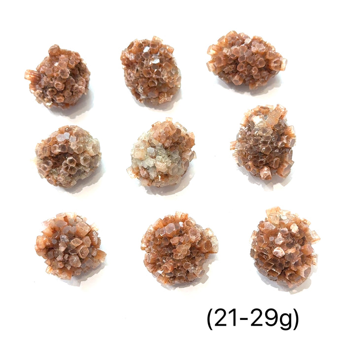 One (21-29g) Aragonite gemstone cluster