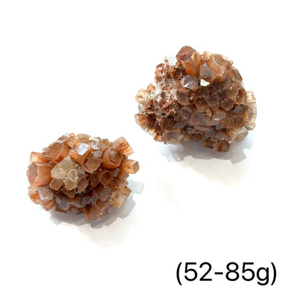 One (52-85g) Aragonite gemstone cluster