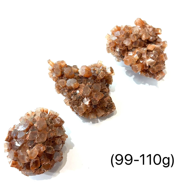 One (99-110g) Aragonite gemstone cluster