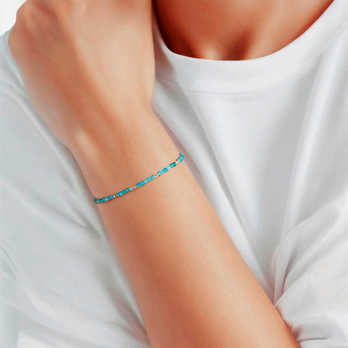 Armband gelbgold mit Apatit