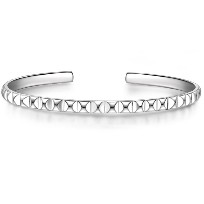 Armreif Silber Geo