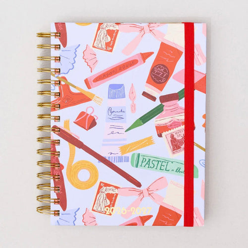 Ban.do Art Tools Floral 17 Month Medium Planner