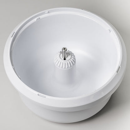 Bowl shell with drive shaft connected for the NutriMill artiste mixer