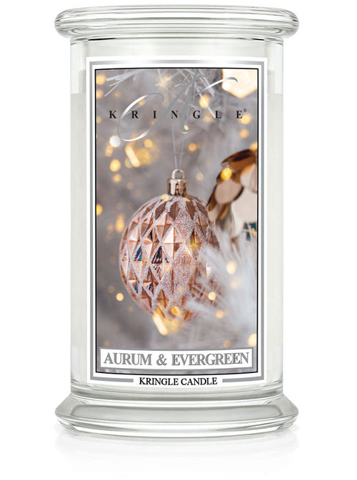 Aurum & Evergreen  Large 2-wick - Kringle Candle Company