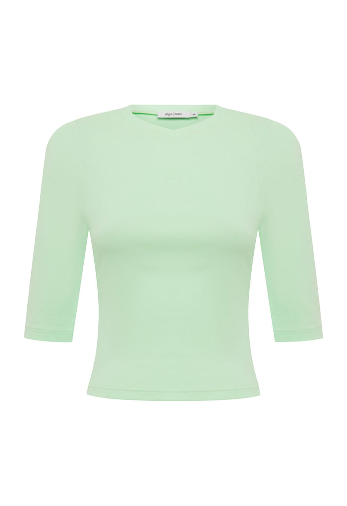 Baby V-Neck Top Menta (Original Fit)