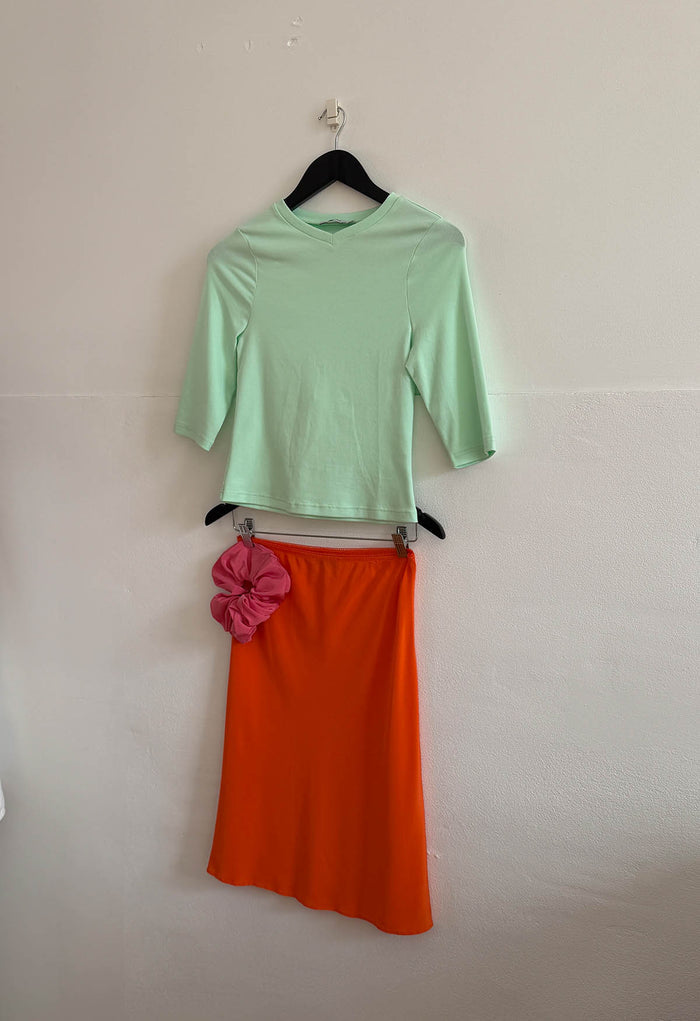 Baby V-Neck Top Menta (Original Fit)