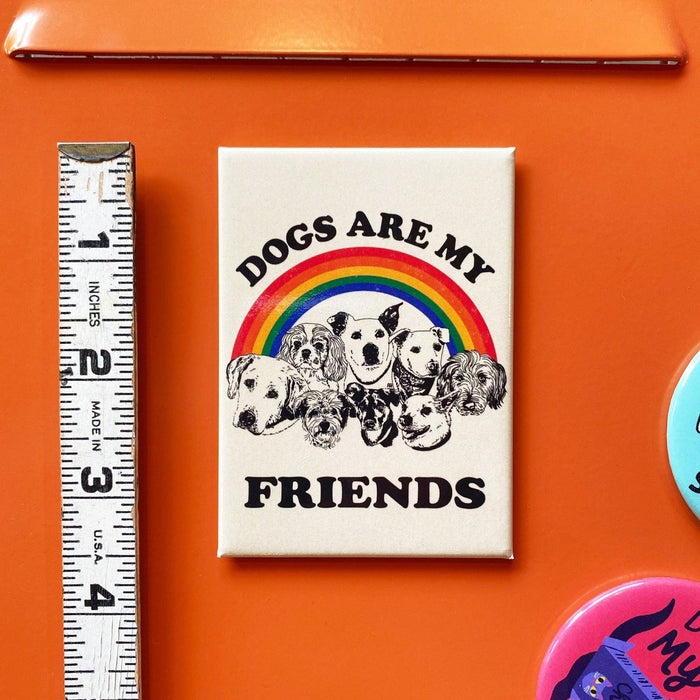Badge Bomb - What A Time To be Alive Kitty Rectangle Magnet