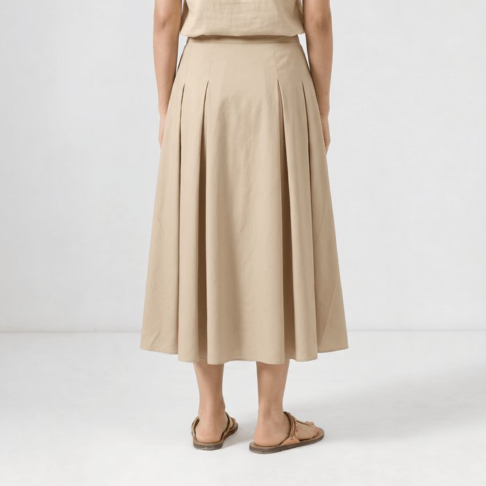 Beige Skirt - Naymish Designs