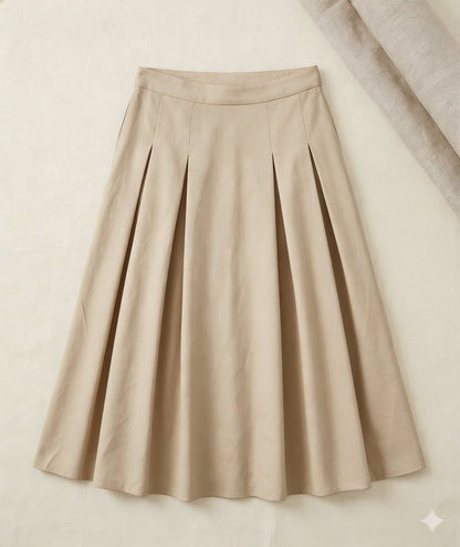 Beige Skirt - Naymish Designs