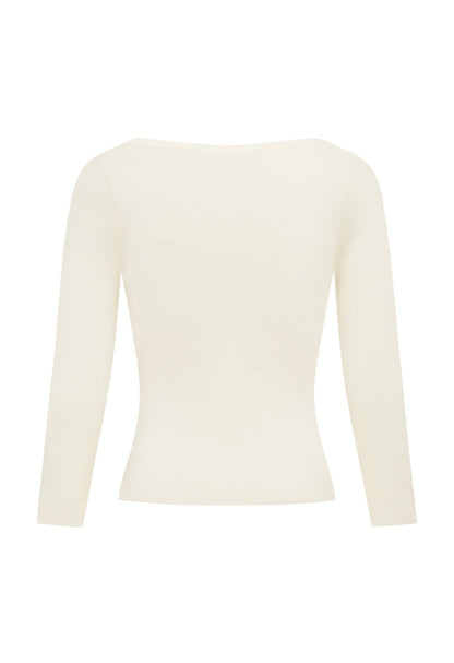 Bateau 3/4 Knit Top Bianca