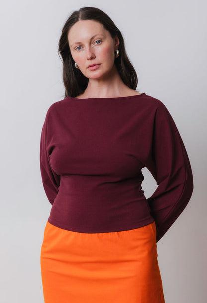 Bateau Long Sleeve Vino