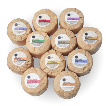 Bath Fizzies w/Jojoba & Silk Proteins - Black Fig Cardamom: Wrapped